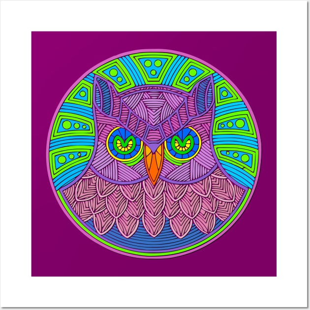 Beautiful Owl Art Wall Art by AlondraHanley